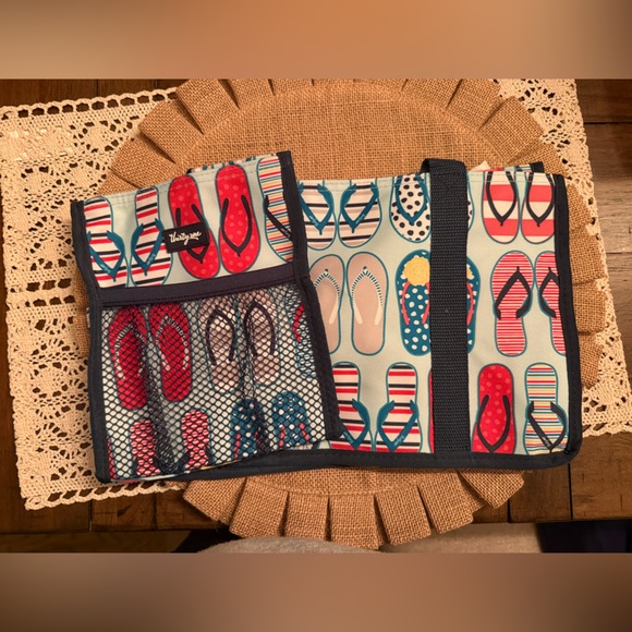 Thirty-One Flip-Flop Print Tote Bag-new - Picture 2 of 4